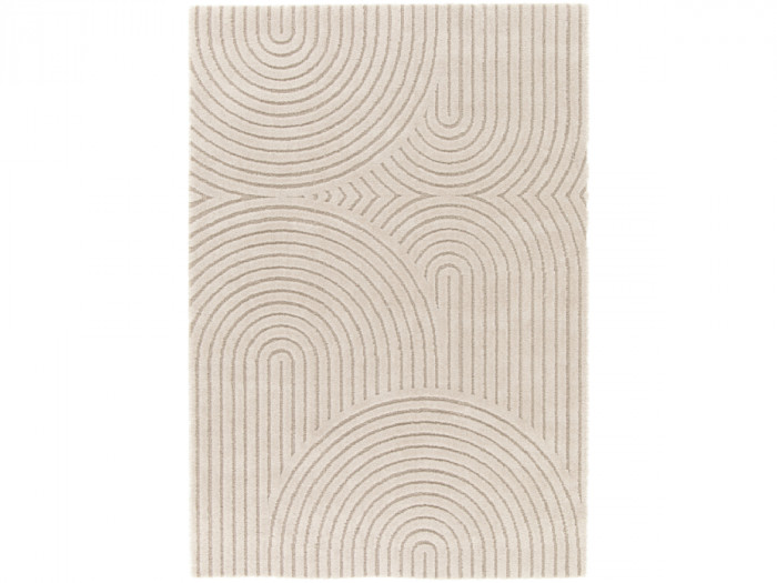 Tapis poils ras HERVE motif abstrait