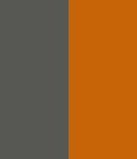 Gris foncé et orange
